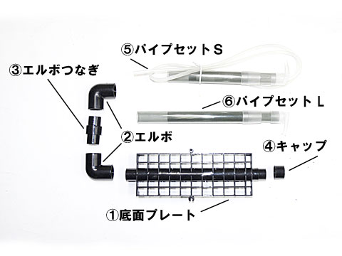 プロジェクトフィルターパーツ一覧